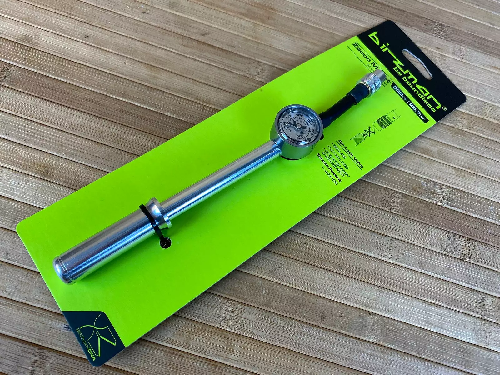 Birzman Zacoo Macht Shock Pump 300PSI 1" Gauge Dämpferpumpe 1 Birzman Zacoo Macht Shock Pump 300PSI 1" Gauge Dämpferpumpe