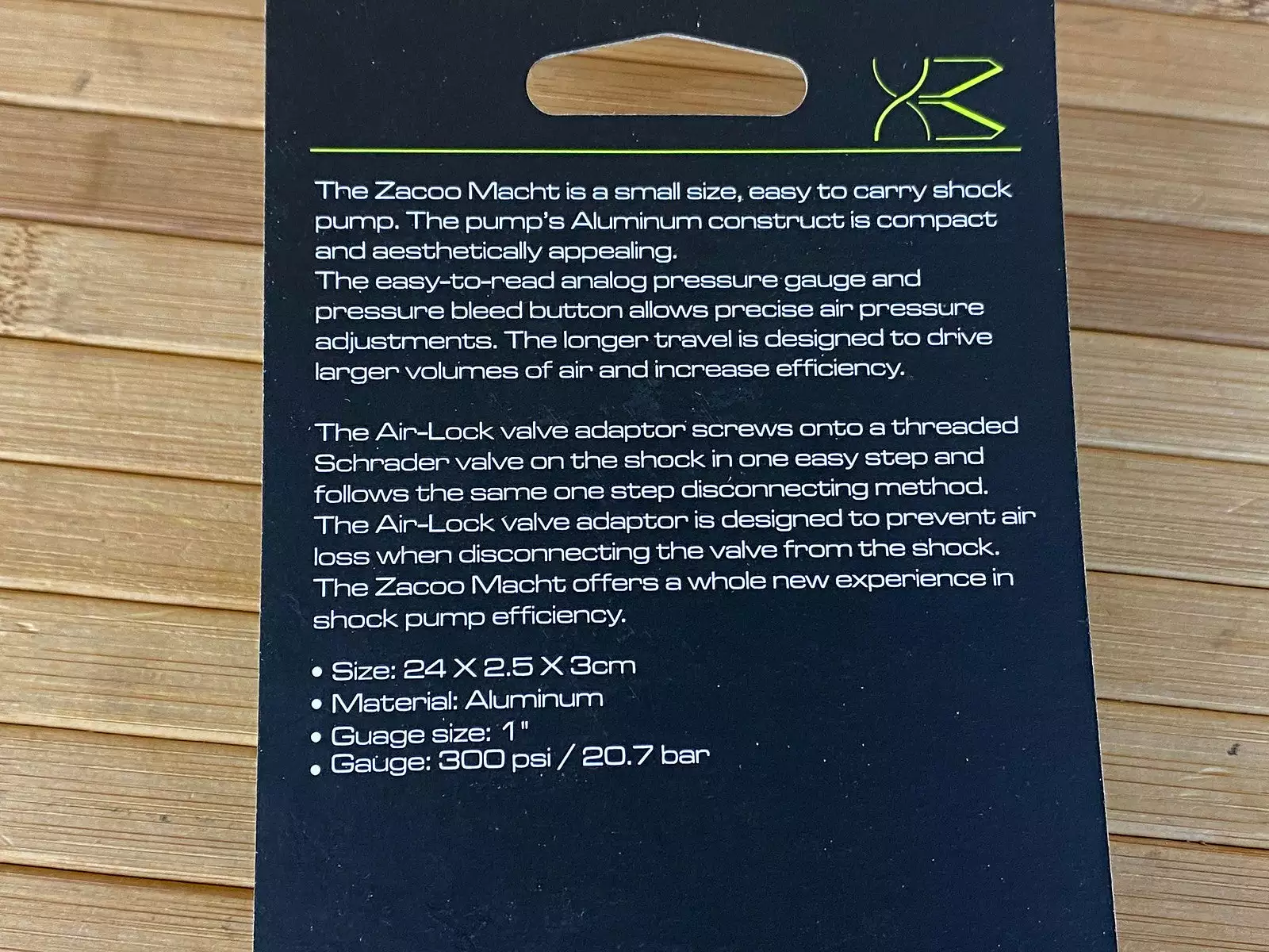 Birzman Zacoo Macht Shock Pump 300PSI 1" Gauge Dämpferpumpe 7 Birzman Zacoo Macht Shock Pump 300PSI 1" Gauge Dämpferpumpe – Bild 7
