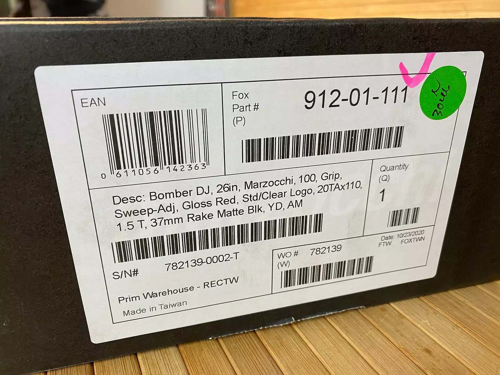 Marzocchi BOMBER DJ Rot 100mm / 26" Dirt Federgabel 13 Marzocchi BOMBER DJ Rot 100mm / 26" Dirt Federgabel – Bild 13