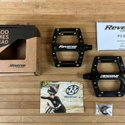 Reverse Components Black One Junior / Jr. Plattformpedale / Pedale Schwarz