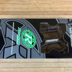 Reverse Components Black One Plattformpedale / Pedale Schwarz/lila -Fox-Laden IMG 0327