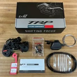 TRP TR12 Schaltwerk & Schalthebel Set 12-fach Gold