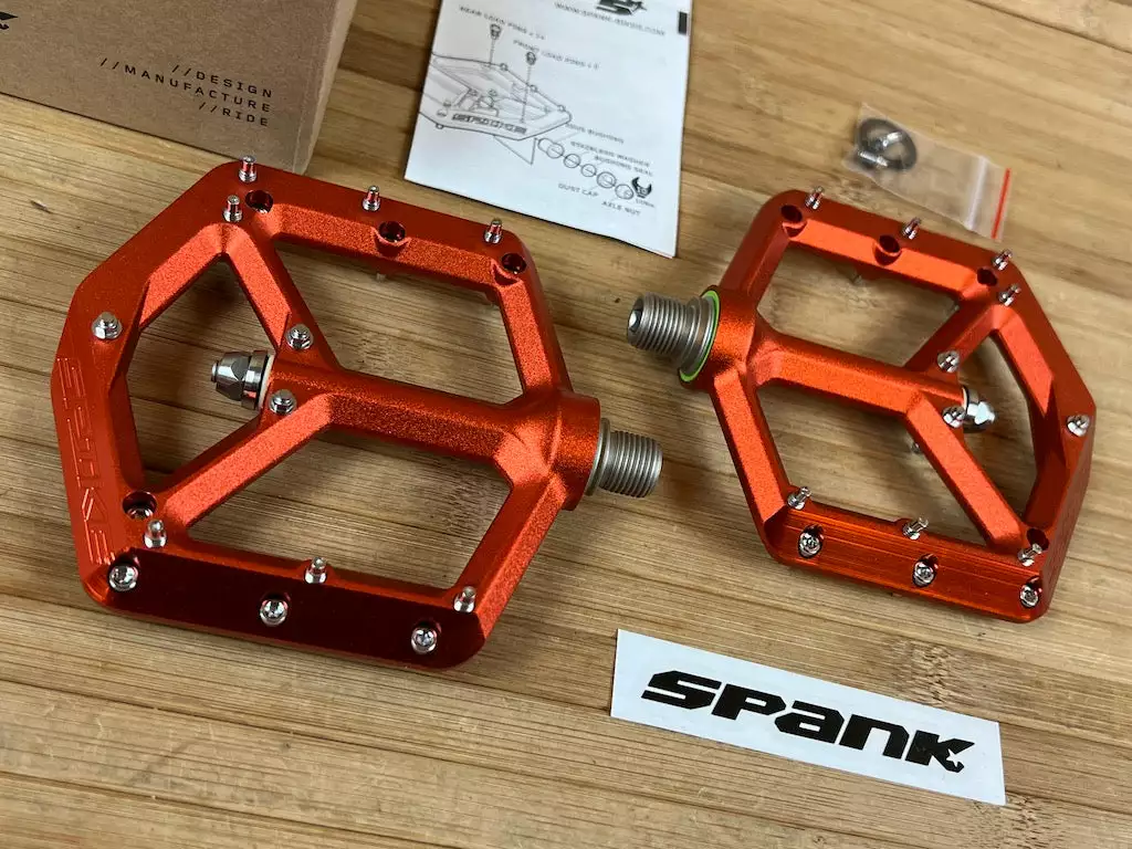 Spank Spike Reboot Pedale / Plattformpedale Orange 2 Spank Spike Reboot Pedale / Plattformpedale Orange – Bild 2