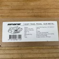 Spank Oozy Trail Reboot Pedale / Plattformpedale Gun Metal -Fox-Laden IMG 0792