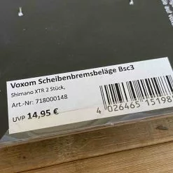 Voxom XTR / XT / Saint / Deore Bremsbeläge Semi-Metal -Fox-Laden IMG 1167 scaled