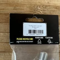 Burgtec FOX Boost Achse / Axle 2021+ Rhodium Silver -Fox-Laden IMG 1182