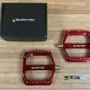 Burgtec MK5 Penthouse Flat Pedals / Pedale Red Steel Axle