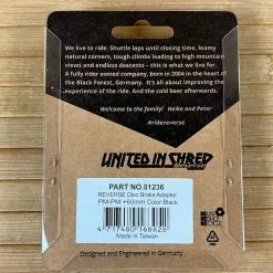 REVERSE Bremsscheibenadapter PM-PM (+60mm) (Schwarz) -Fox-Laden IMG 1234