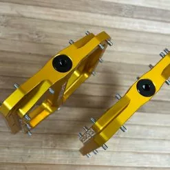 Burgtec MK5 Penthouse Flat Pedals / Pedale Gold Steel Axle 10 Burgtec MK5 Penthouse Flat Pedals / Pedale Gold Steel Axle -Fox-Laden IMG 1238 0038dbe2 d7db 4664 8e70 fa8e9f447ab8
