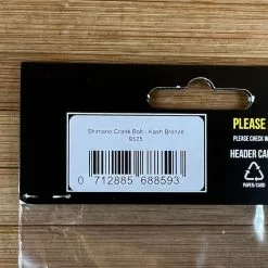 Burgtec Shimano Crank Bolt / Schraube Kash Bronze -Fox-Laden IMG 1355 739f28ec 56ae 4819 8935 a48b3443f612