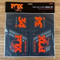 Fox Decal Kit Orange Heritage 2019 Fork And Shock