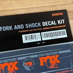 Fox Decal Kit Orange Heritage 2019 Fork And Shock -Fox-Laden IMG 1596