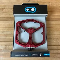 Crankbrothers Stamp 7 Large Pedale / Plattformpedale Rot