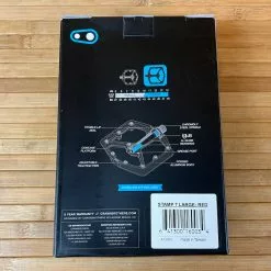 Crankbrothers Stamp 7 Large Pedale / Plattformpedale Rot -Fox-Laden IMG 1804