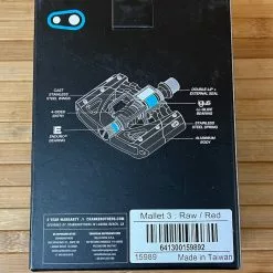 Crankbrothers Mallet 3 Klickpedale / Clickpedale Rot -Fox-Laden IMG 1812