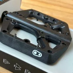 Crankbrothers Stamp 1 Large Pedale / Plattformpedale Schwarz -Fox-Laden IMG 1817