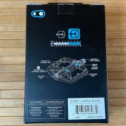 Crankbrothers Stamp 1 Large Pedale / Plattformpedale Schwarz -Fox-Laden IMG 1818