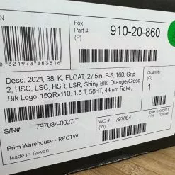 Fox 2021 38 Factory 27,5" 160mm Grip2 44mm Rake Federgabel Black -Fox-Laden IMG 1894