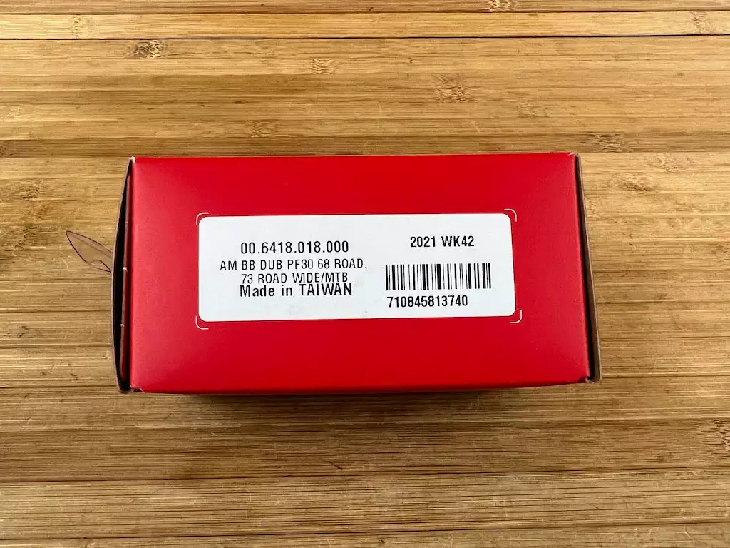 SRAM DUB Pressfit 30 68/73mm Road Innenlager 7 SRAM DUB Pressfit 30 68/73mm Road Innenlager – Bild 7