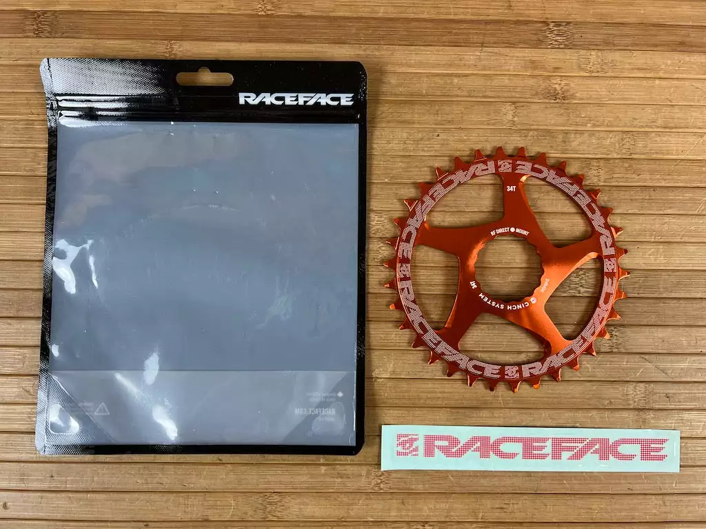 Race Face Kettenblatt Cinch 34T 10-12S Orange 1 Race Face Kettenblatt Cinch 34T 10-12S Orange