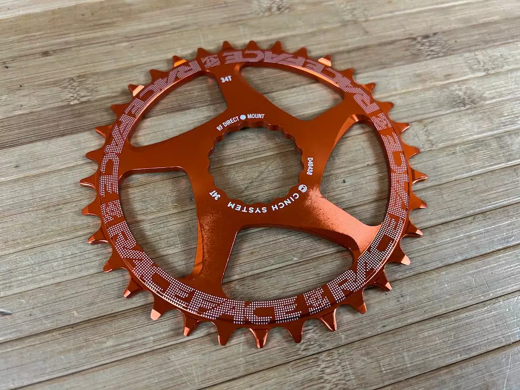 Race Face Kettenblatt Cinch 34T 10-12S Orange 2 Race Face Kettenblatt Cinch 34T 10-12S Orange – Bild 2