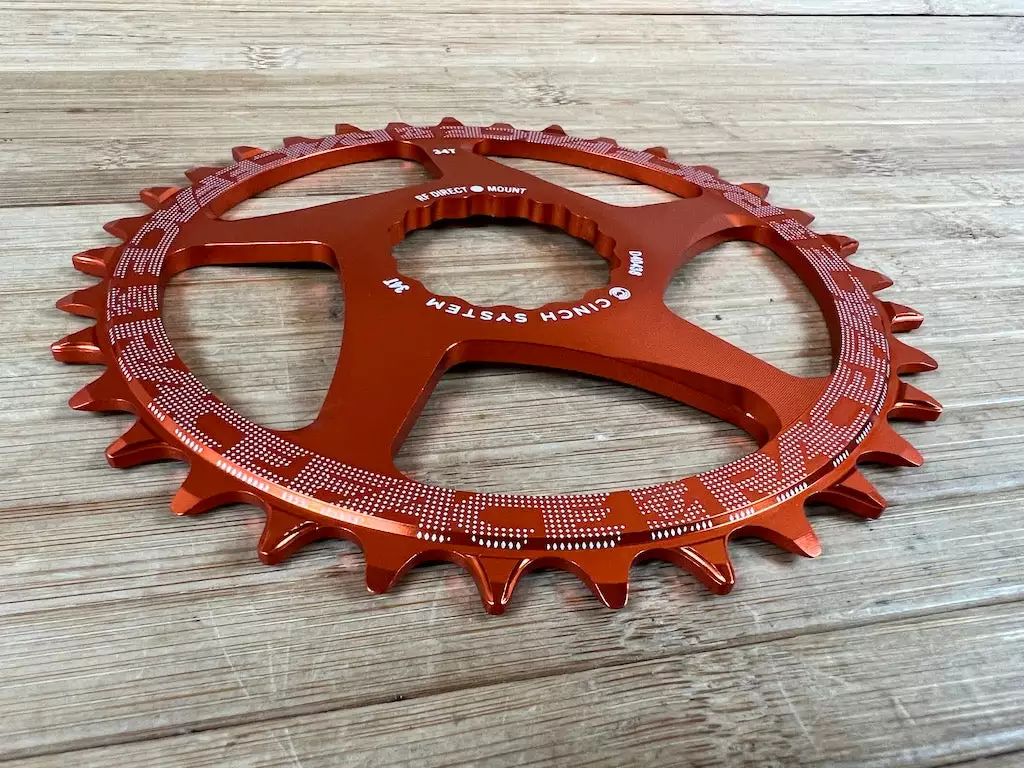 Race Face Kettenblatt Cinch 34T 10-12S Orange 3 Race Face Kettenblatt Cinch 34T 10-12S Orange – Bild 3