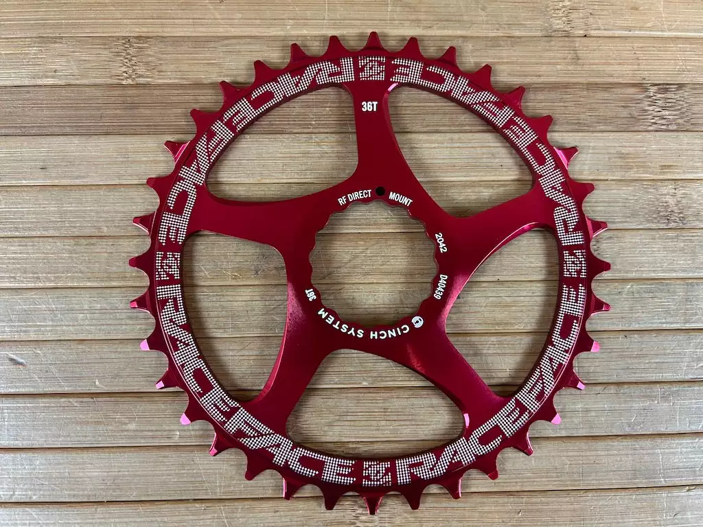 Race Face Kettenblatt Cinch 36T 10-12S Red 2 Race Face Kettenblatt Cinch 36T 10-12S Red – Bild 2