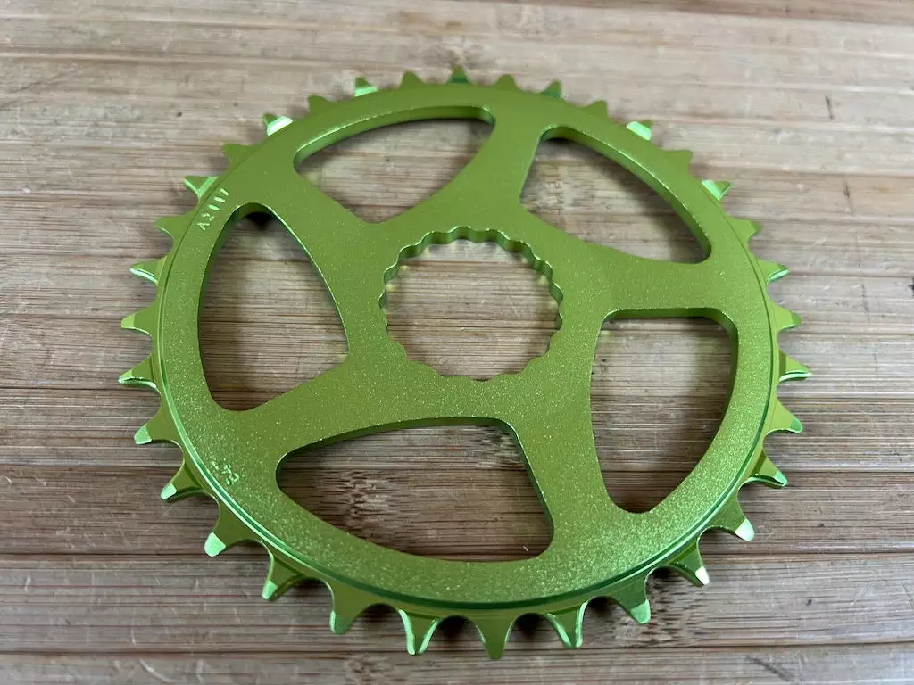 Race Face Kettenblatt Cinch 34T 10-12S Green 4 Race Face Kettenblatt Cinch 34T 10-12S Green – Bild 4