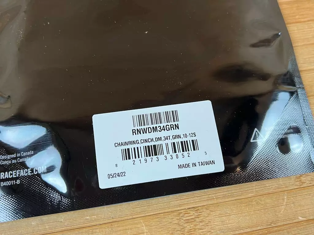 Race Face Kettenblatt Cinch 34T 10-12S Green 5 Race Face Kettenblatt Cinch 34T 10-12S Green – Bild 5