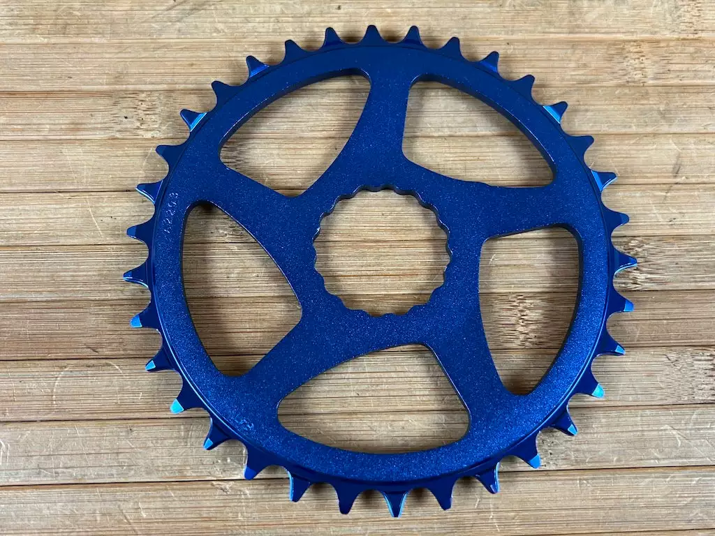 Race Face Kettenblatt Cinch 34T 10-12S Blue 4 Race Face Kettenblatt Cinch 34T 10-12S Blue – Bild 4