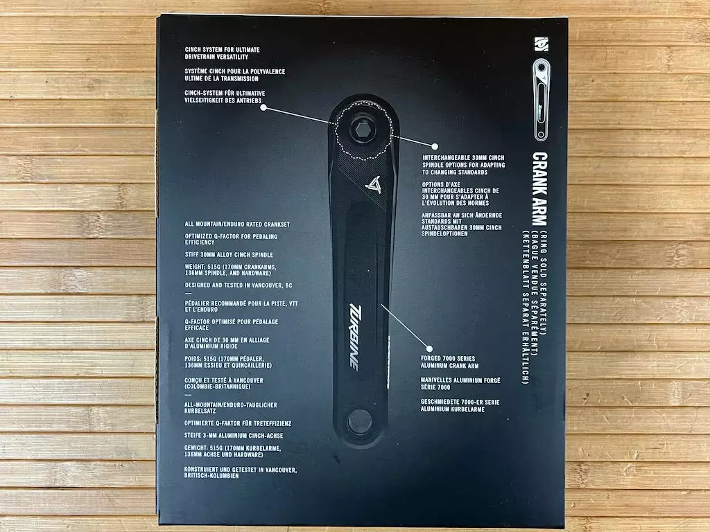 Race Face Turbine Kurbel / Kurbelset 175mm / 136mm Black 10 Race Face Turbine Kurbel / Kurbelset 175mm / 136mm Black – Bild 10