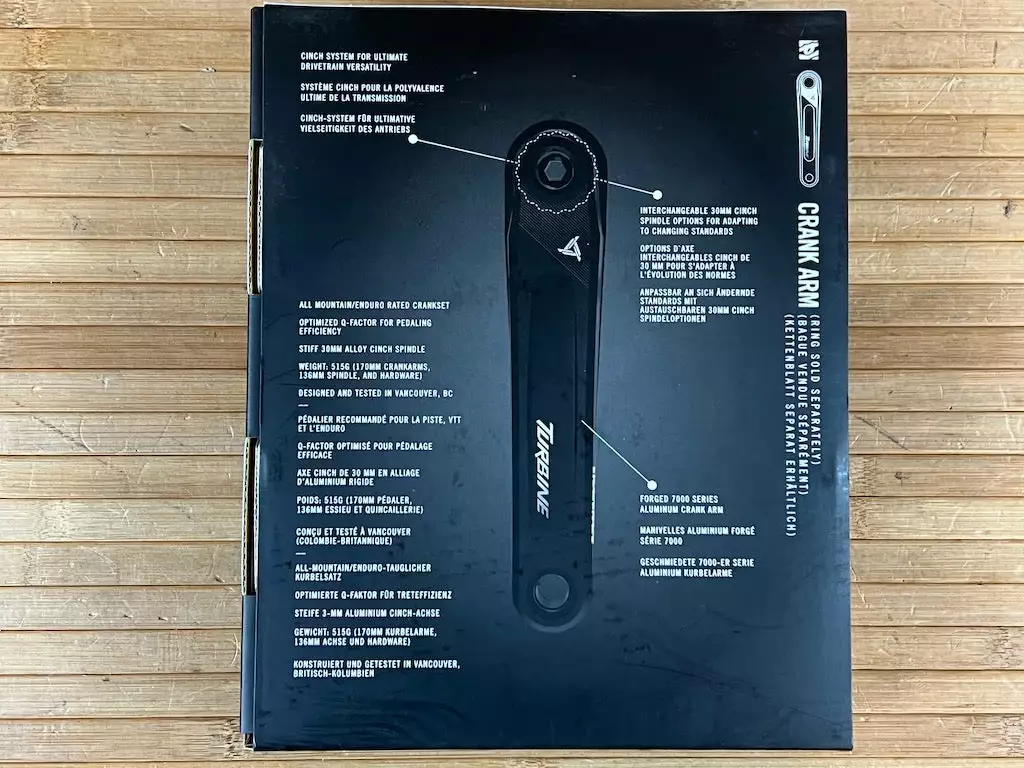 Race Face Turbine Kurbel / Kurbelset 170mm / 136mm Black 8 Race Face Turbine Kurbel / Kurbelset 170mm / 136mm Black – Bild 8