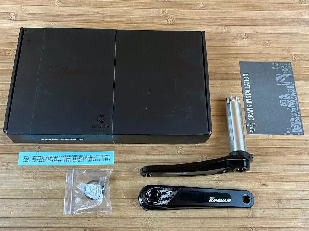 Race Face Turbine Kurbel / Kurbelset 165mm / 136mm Black 1 Race Face Turbine Kurbel / Kurbelset 165mm / 136mm Black