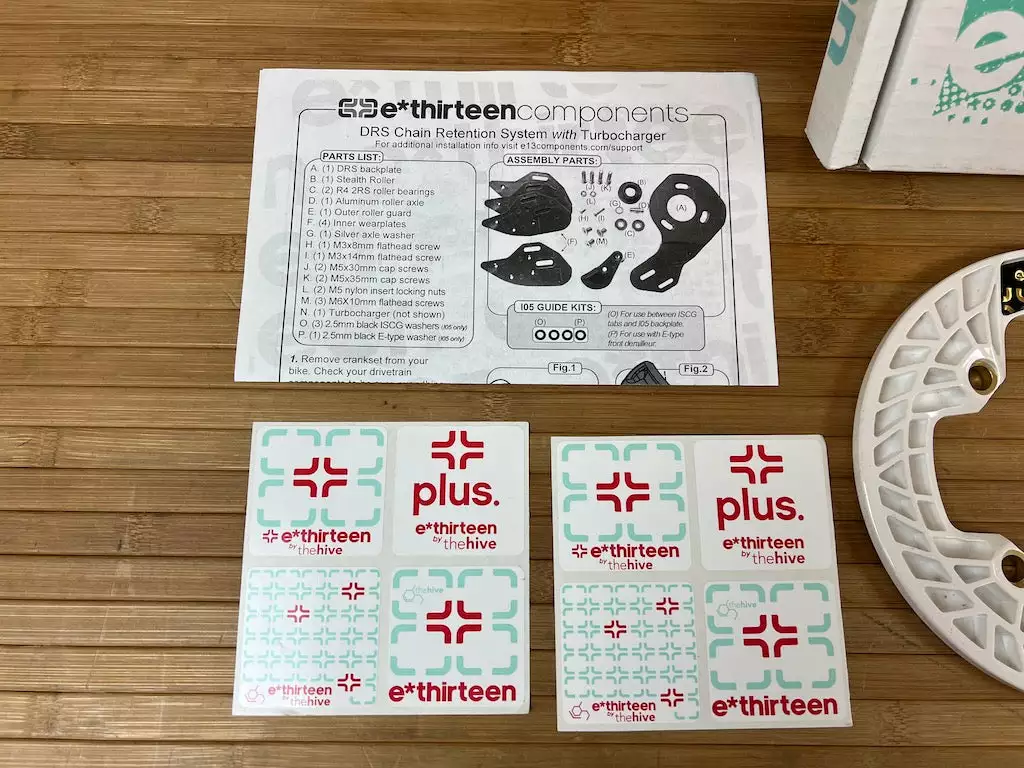 E-thirteen E*thirteen DRS Kettenführung ISCG05 White 40 Z 5 E-thirteen E*thirteen DRS Kettenführung ISCG05 White 40 Z – Bild 5