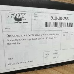 FOX 32 TC 2022 Kashima 40mm Gravel Federgabel Shiny Orange -Fox-Laden IMG 4307