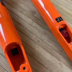 FOX 32 TC 2022 Kashima 40mm Gravel Federgabel Shiny Orange -Fox-Laden IMG 4319