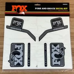 Fox Decal Kit Silber Heritage Fork And Shock