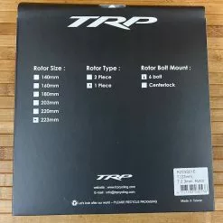 TRP R1 Disc / Bremsscheibe 6-Loch 223mm / 2,3mm 14 TRP R1 Disc / Bremsscheibe 6-Loch 223mm / 2,3mm -Fox-Laden IMG 5036 0488b1b5 ecd3 4328 bbd2 a041d820dc97