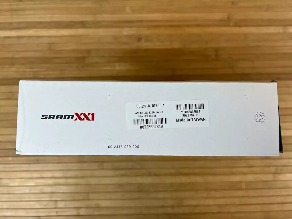 SRAM XX1 XG-1299 Eagle Gold Kassette 12-fach 10-52T 8 SRAM XX1 XG-1299 Eagle Gold Kassette 12-fach 10-52T – Bild 8