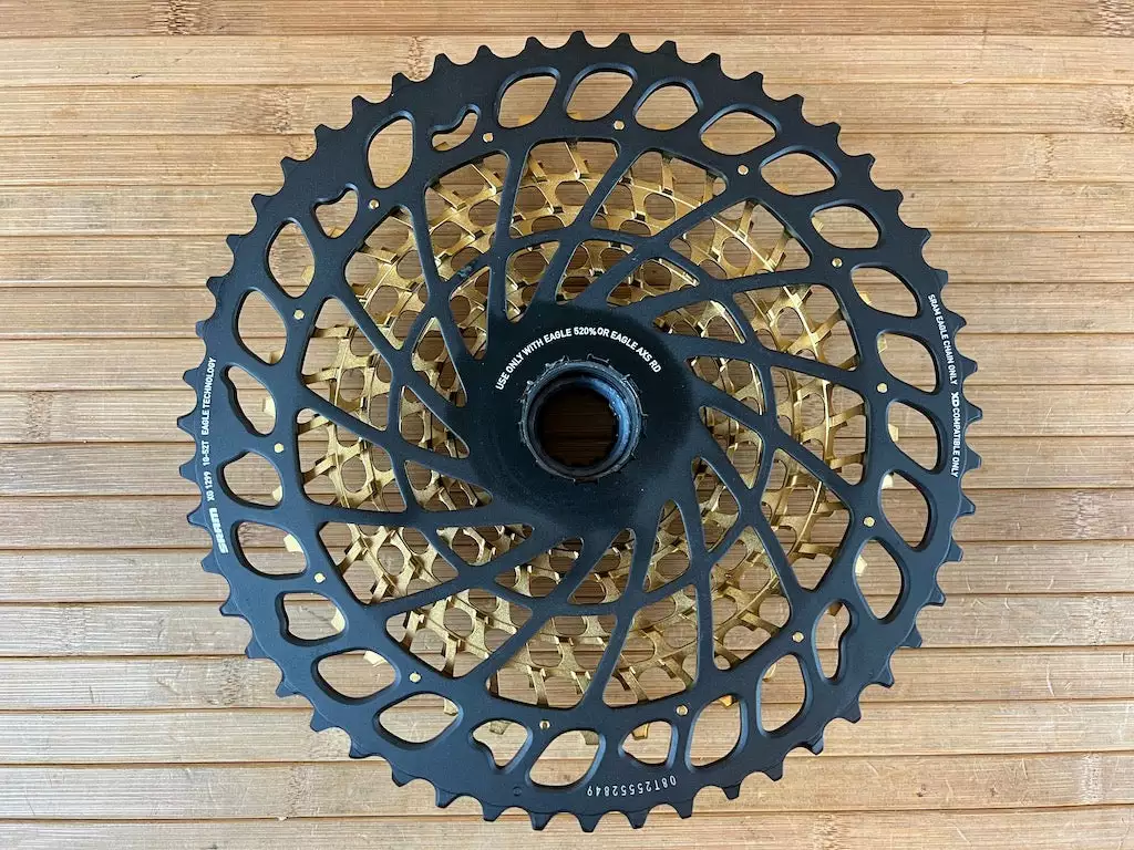 SRAM XX1 XG-1299 Eagle Gold Kassette 12-fach 10-52T 4 SRAM XX1 XG-1299 Eagle Gold Kassette 12-fach 10-52T – Bild 4