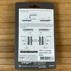 TRP Bremsschuhe / Bremsbeläge Inplace Alu Schwarz 2 Paar Für Felgenbremsen -Fox-Laden IMG 5574