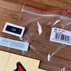 Marzocchi 2021 Bomber DJ Decal Kit Dekorbogen Matte Black -Fox-Laden IMG 5616