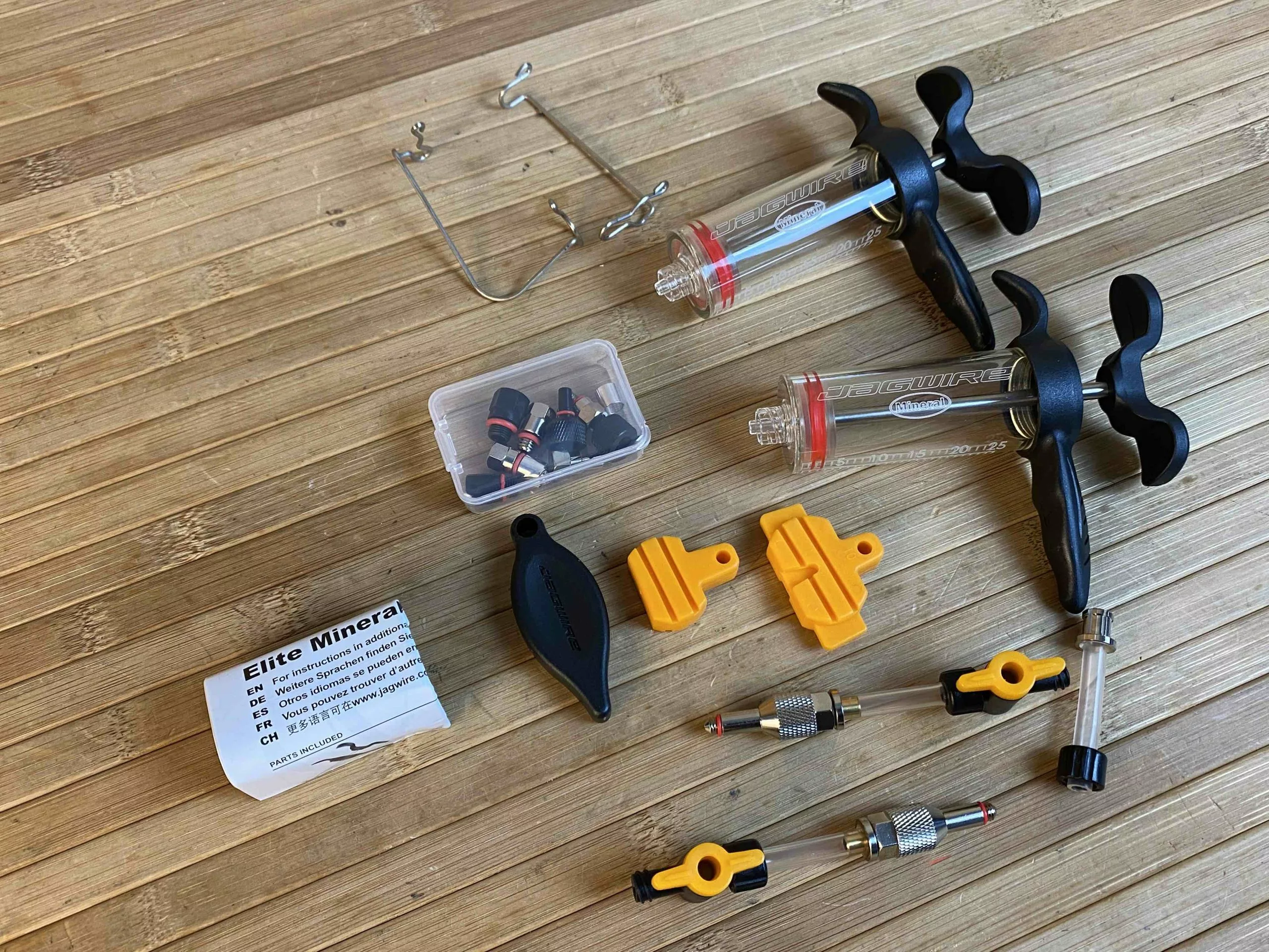 Jagwire Elite Bleed Profi Entlüftungskit Mineralöl 5 Jagwire Elite Bleed Profi Entlüftungskit Mineralöl – Bild 5