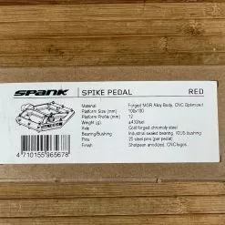 Spank Spike Reboot Pedale / Plattformpedale Red 13 Spank Spike Reboot Pedale / Plattformpedale Red -Fox-Laden IMG 5960 89b024d8 5a50 432c b5ea 17b9ed4a4de5