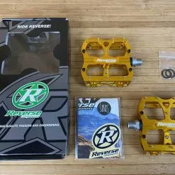 Reverse Components Escape Plattformpedale / Pedale Gold