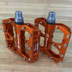 Reverse Components E-Escape Plattformpedale / Pedale Orange -Fox-Laden IMG 6146 scaled