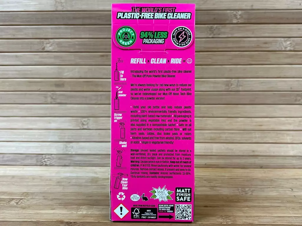 Muc-Off Muc Off Punk Powder (4 Pack) = 4 Liter Cleaner! 2 Muc-Off Muc Off Punk Powder (4 Pack) = 4 Liter Cleaner! – Bild 2