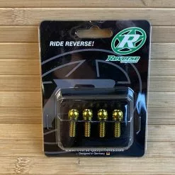 Reverse Bremsadapter-Schraubenset - 4 Stk. M6x18mm Gold