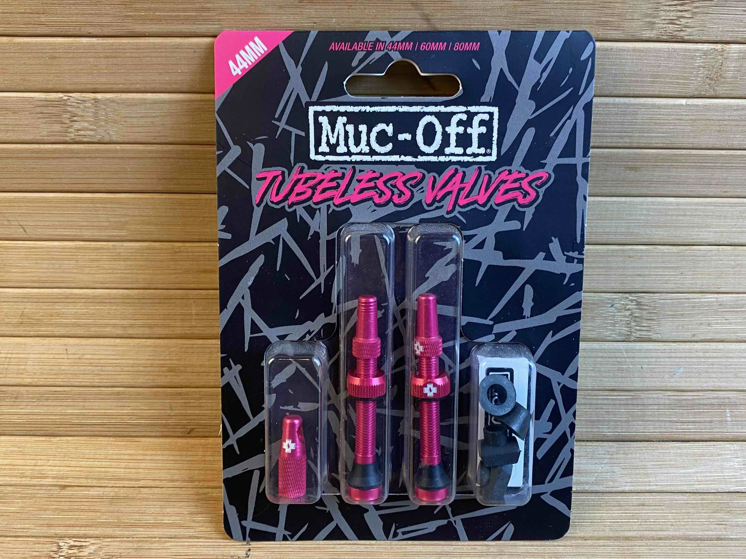 Muc-Off Muc Off Tubeless Valve Kit Ventile 44mm Pink 1 Muc-Off Muc Off Tubeless Valve Kit Ventile 44mm Pink