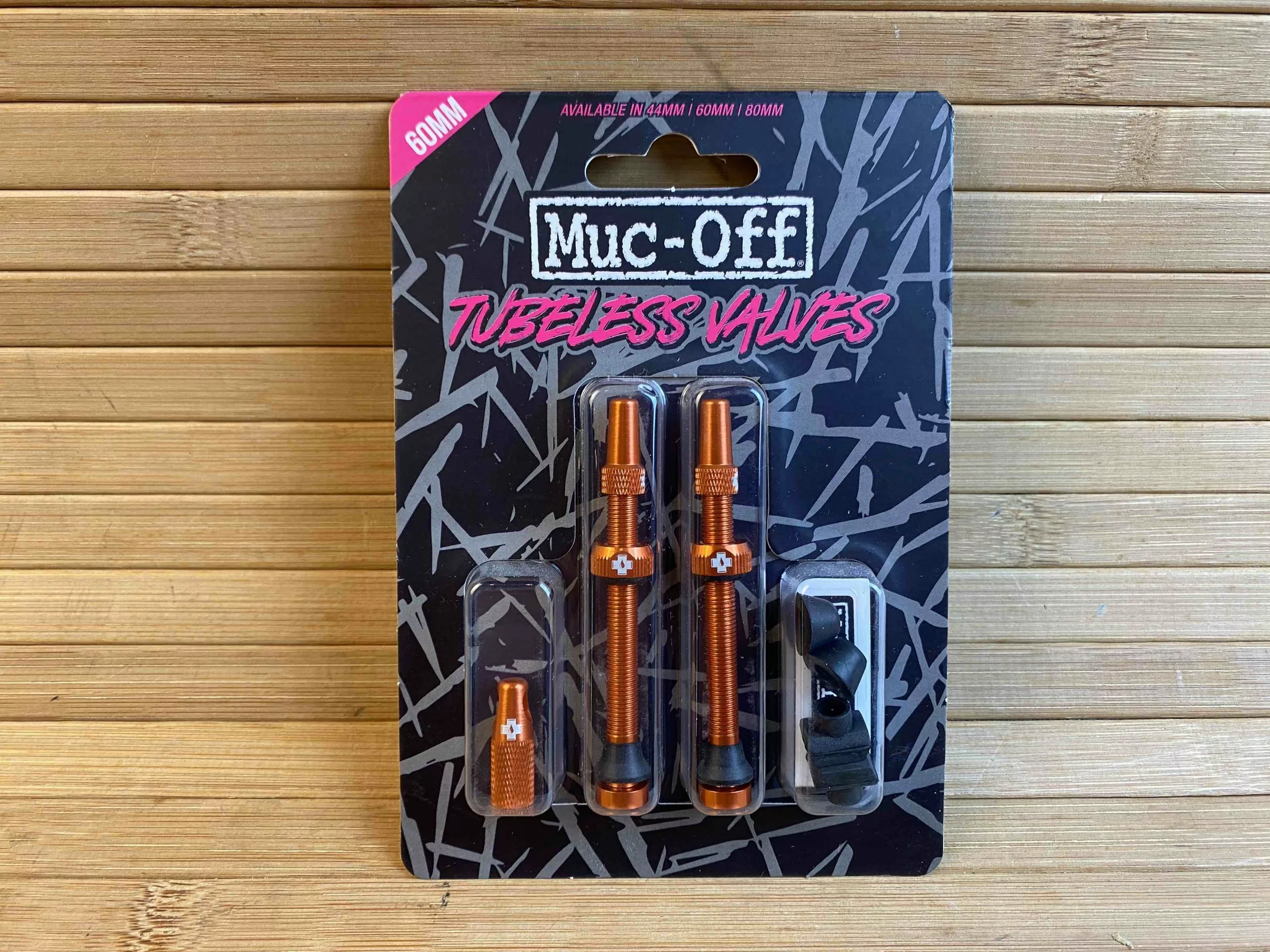 Muc-Off Muc Off Tubeless Valve Kit Ventile 60mm Orange 1 Muc-Off Muc Off Tubeless Valve Kit Ventile 60mm Orange